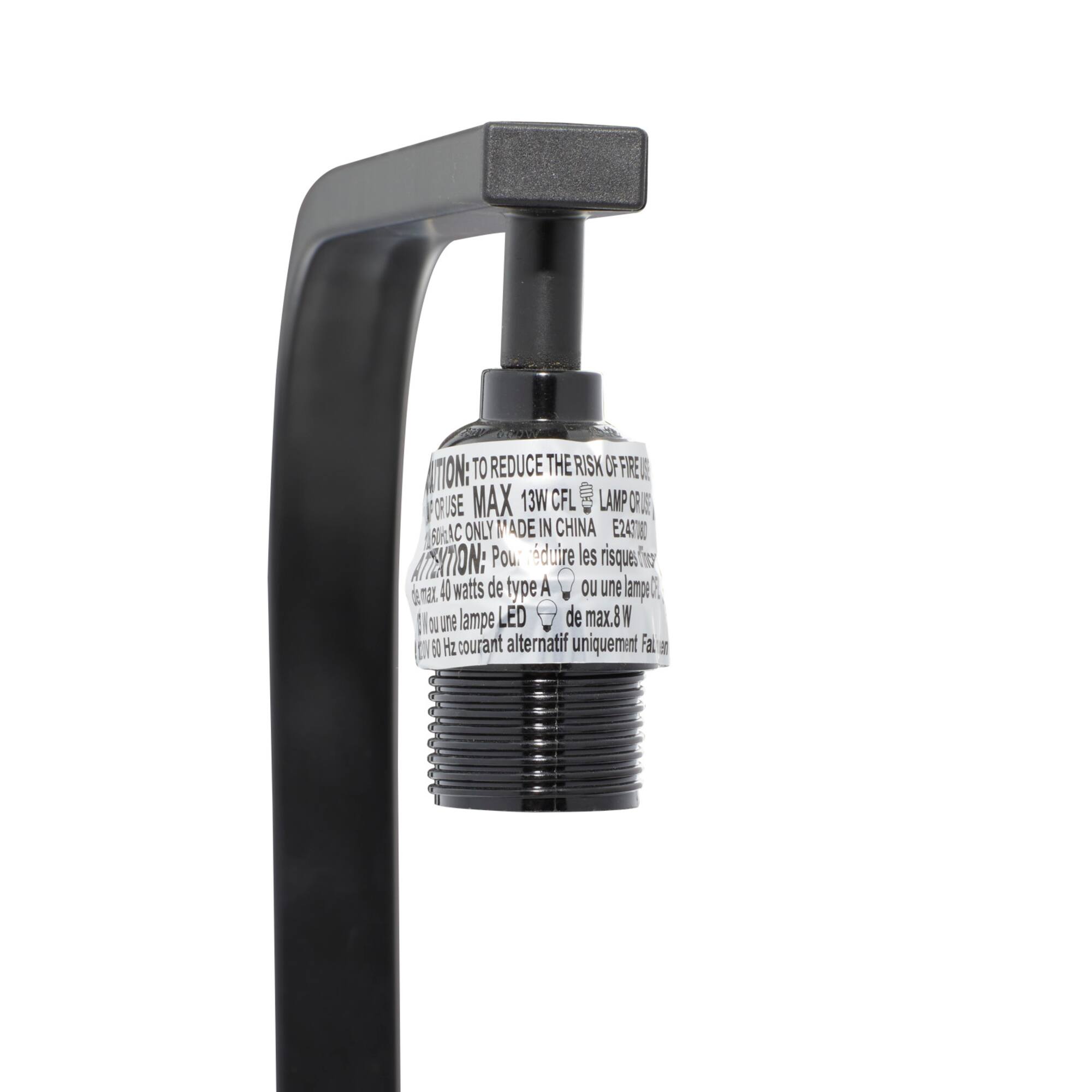 22" Black Metal Traditional Table Lamp